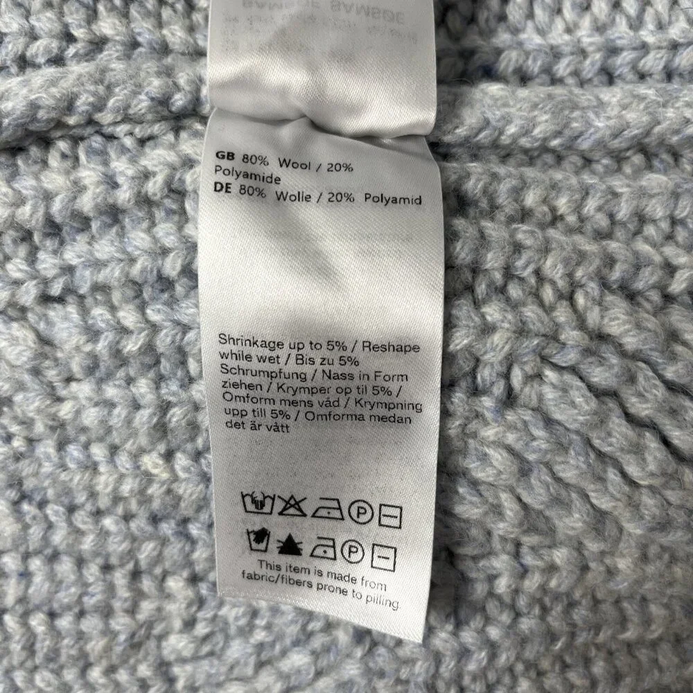 SAMSOE SAMSOE Women Kei turtleneck 11250 Color Gray Dawn Size Medium - Picture 13 of 14